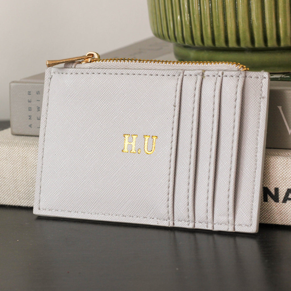 Personalised Hand Foiled Women's Purse Card Holder