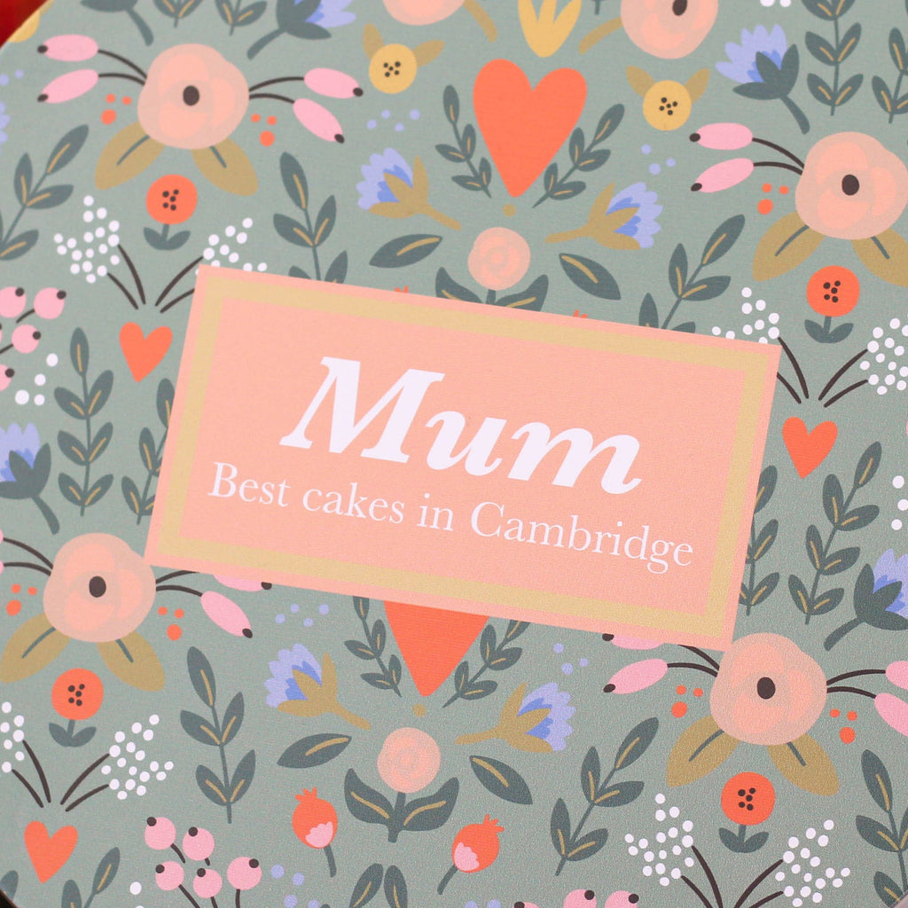 Personalised Floral Cake Tin Baking Gift For Her