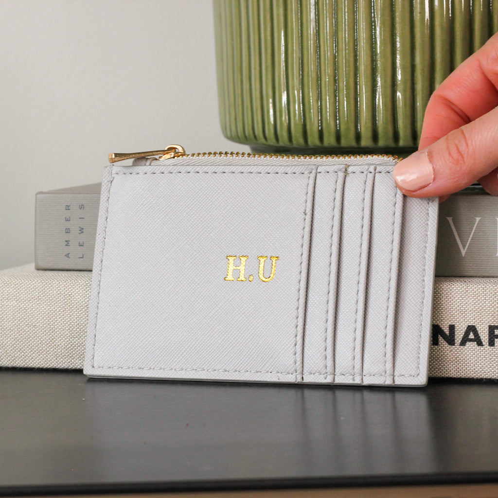 Personalised Hand Foiled Women's Purse Card Holder