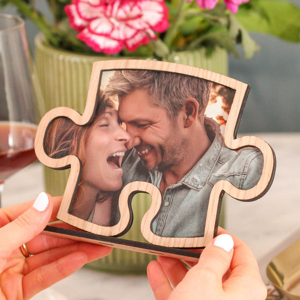 Personalised Jigsaw Picture Frame Wedding Gift