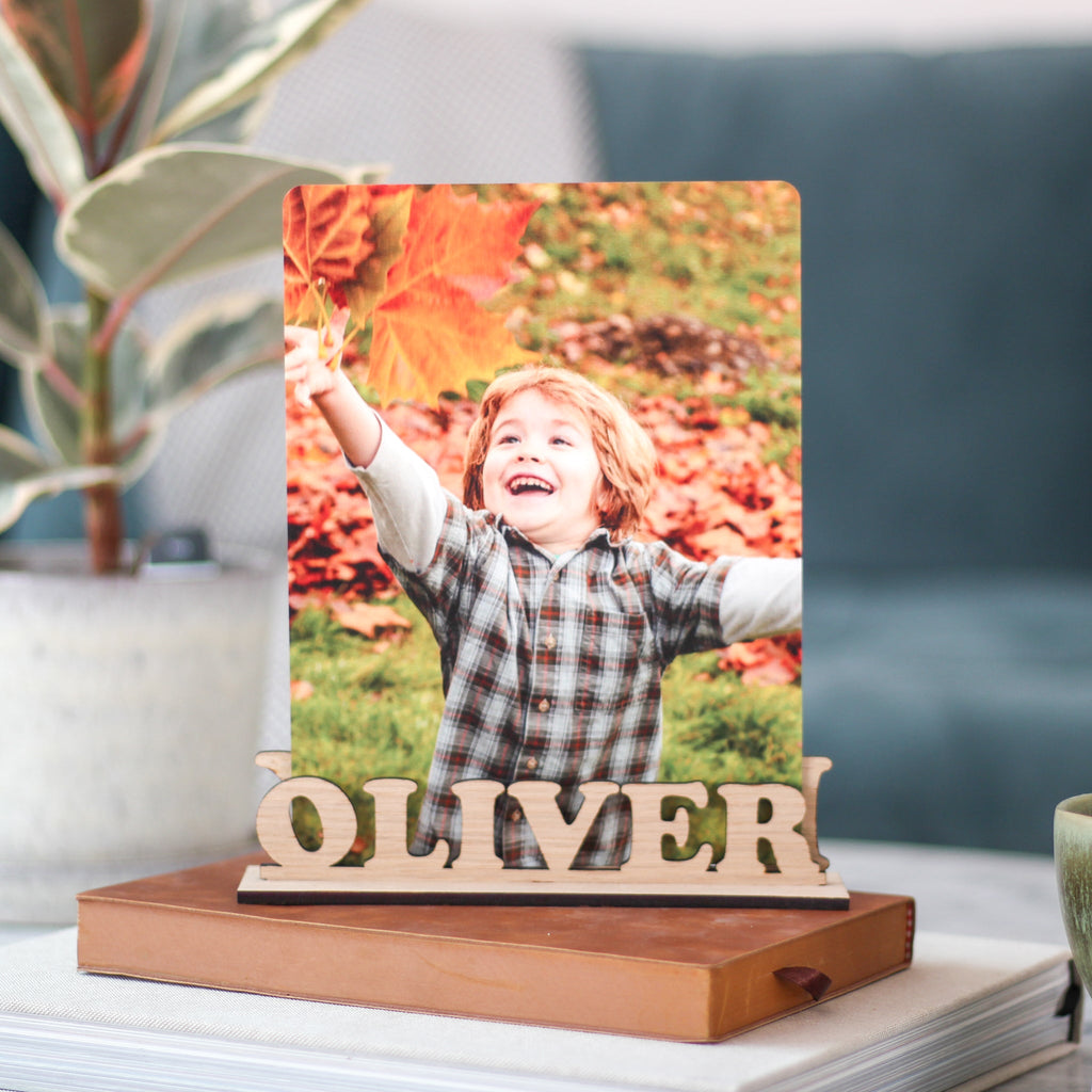 Personalised Children's Photo Frame Holder For The Home