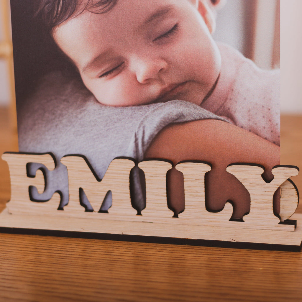 Personalised Children's Photo Frame Holder For The Home