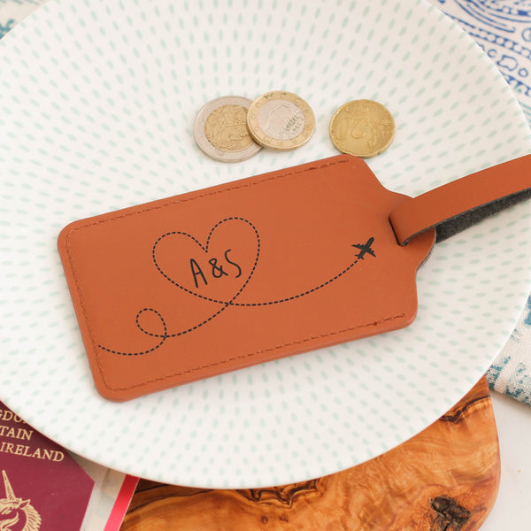 Personalised Honeymoon Luggage Tag