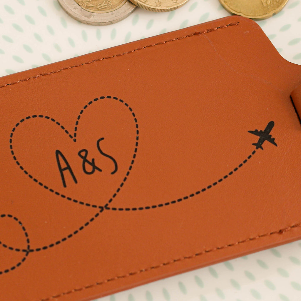 Personalised Honeymoon Luggage Tag