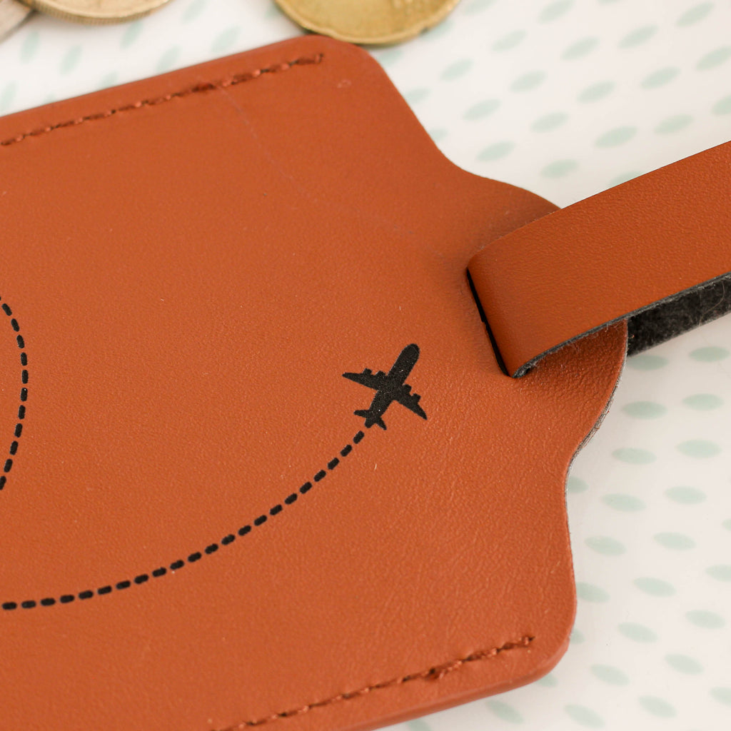 Personalised Honeymoon Luggage Tag