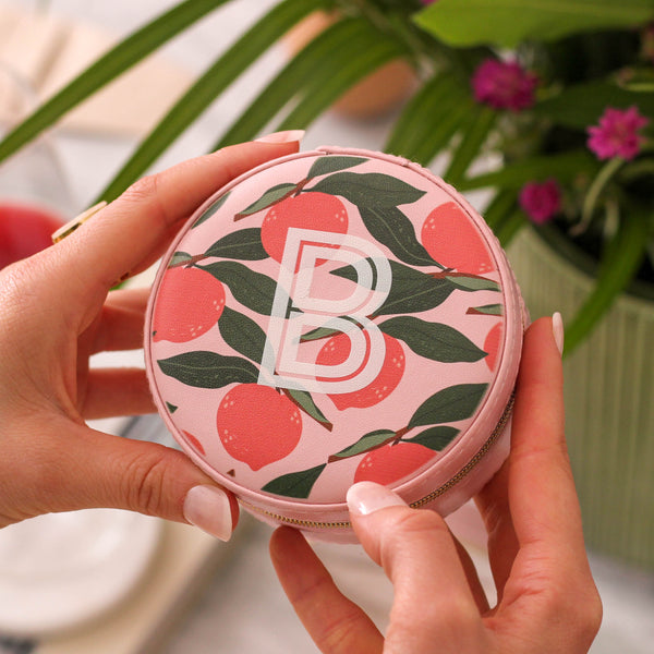 Personalised Botanical Travel Jewellery Box For Her