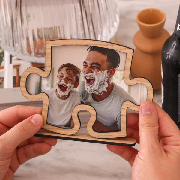 Personalised Father's Day Jigsaw Frame