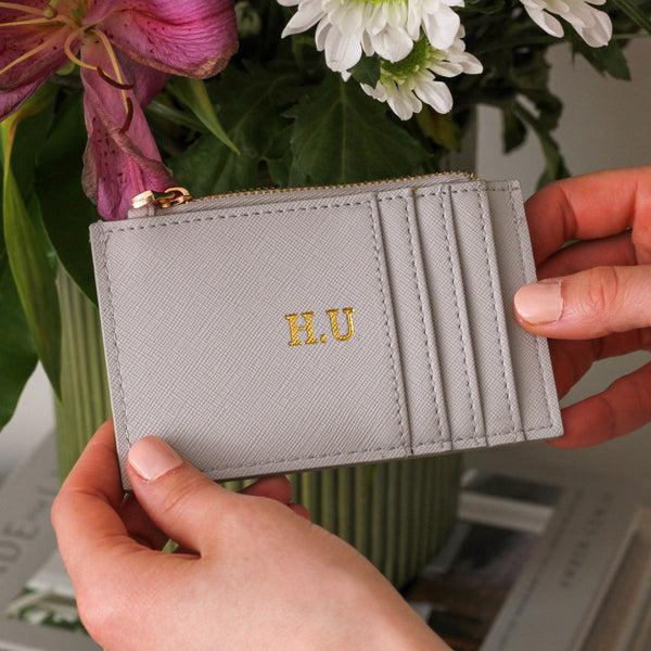 Personalised Hand Foiled Women's Purse Card Holder