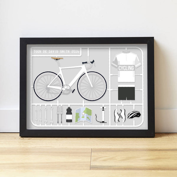Personalised Airfix Bike Print