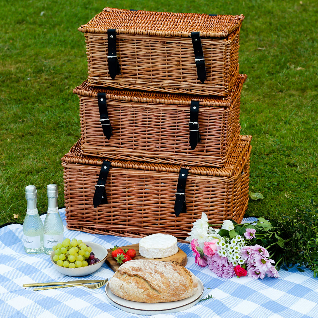 Personalised Picnic Hamper Gift For Couples Wedding Or Anniversary Present For The Home