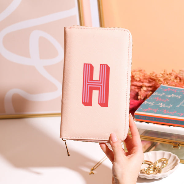 Personalised Initials Jewellery Travel Case Gift For Her Accessories