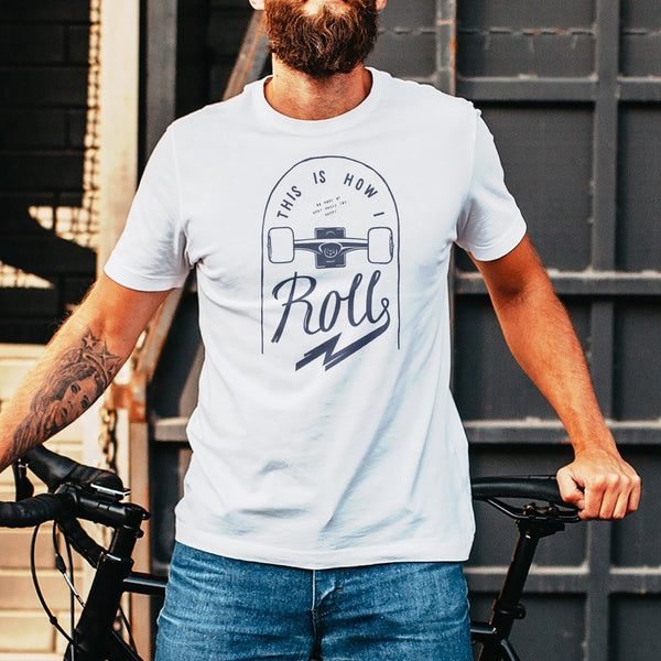 That How I Roll Men's Skateboarding T Shirt
