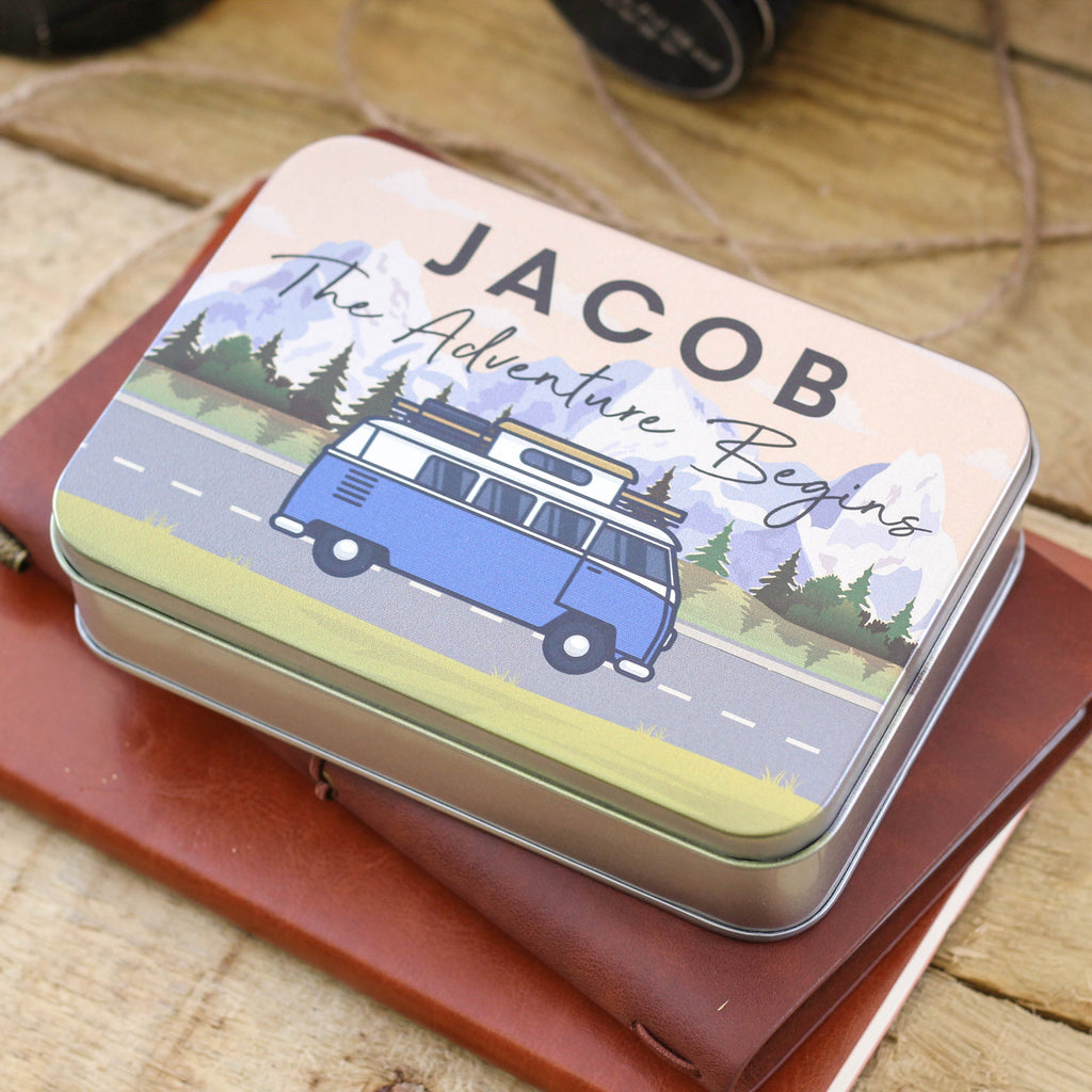 Personalised Campervan Hammer Multi Tool And Tin Box