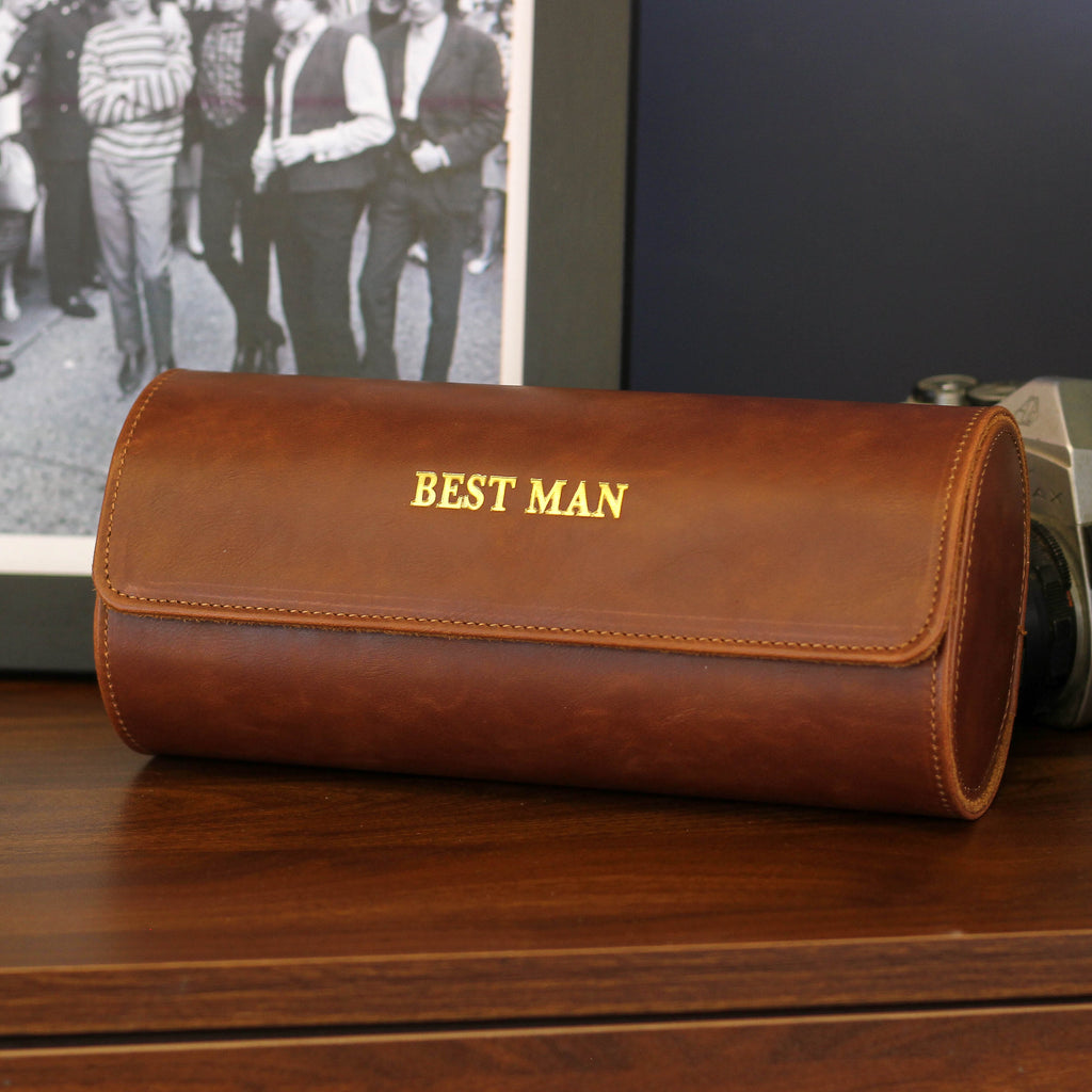 Personalised Best Man Watch Holder Case For Him