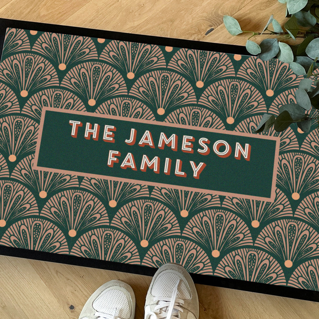 Personalised Art Deco Doormat For The Home