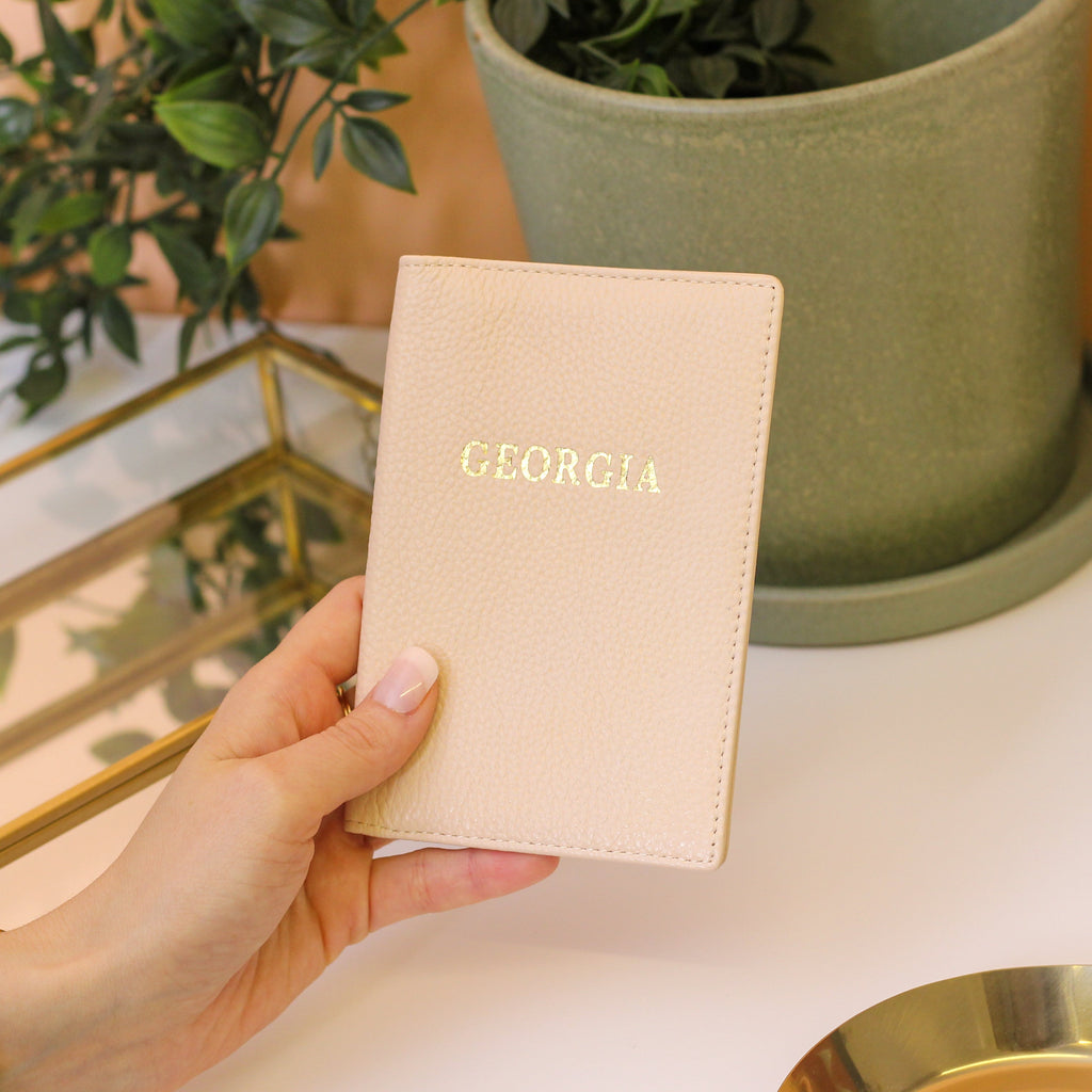 Personalised Hand Foiled Passport Case