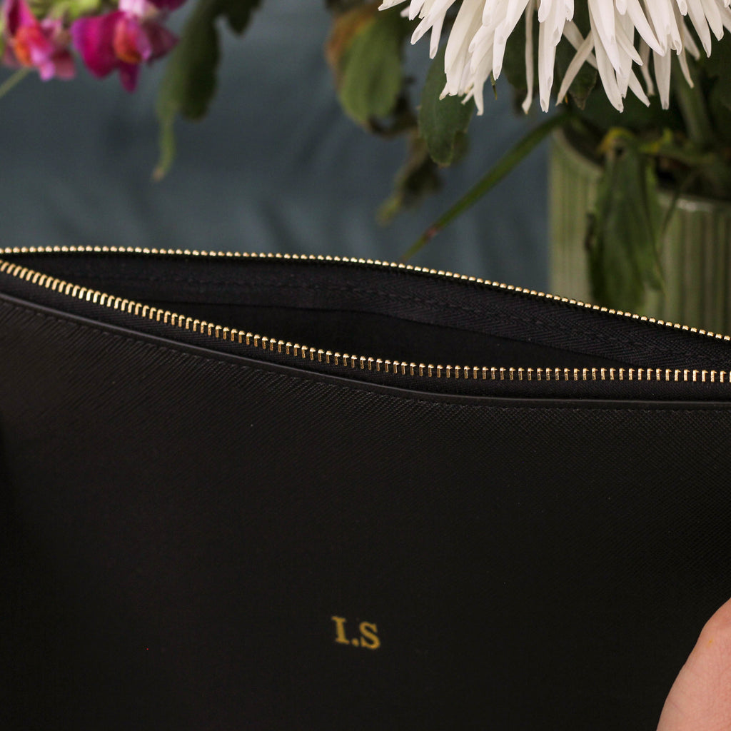 Personalised Clutch Accessories Bag Travel Gift For Her