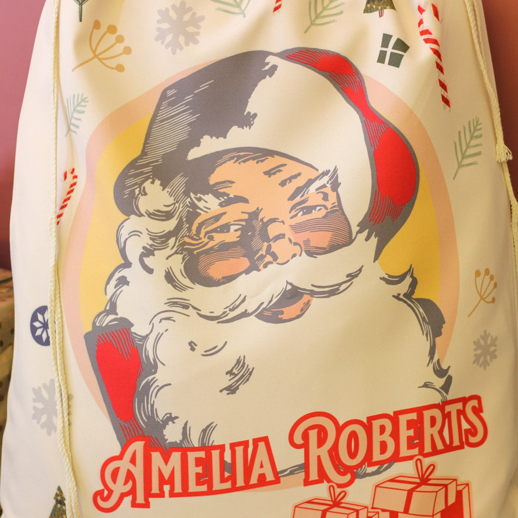 Personalised Santas Sack Christmas Gift For Kids