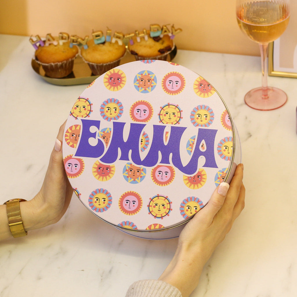 Personalised Faces Cake Tin