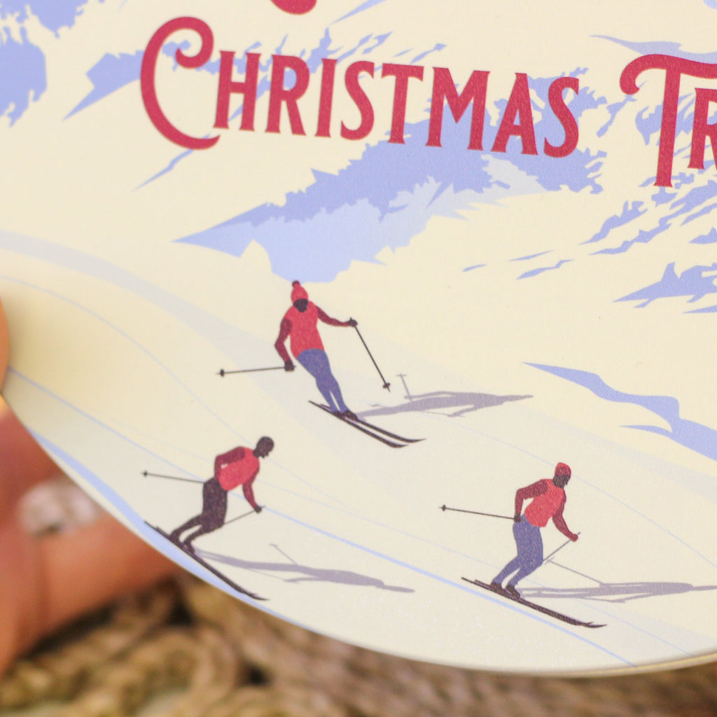 Personalised Skiing Cake Tin Gift For The Home