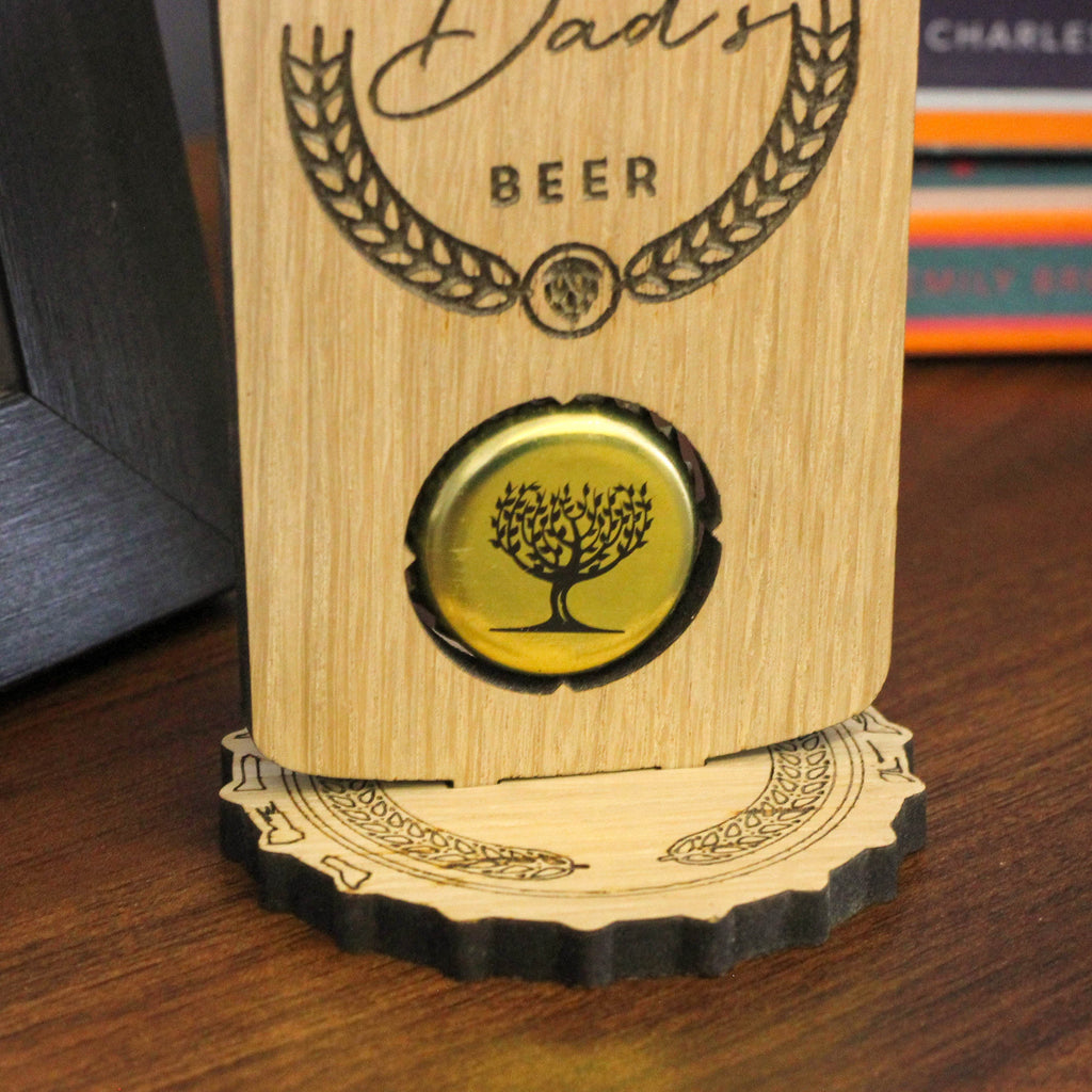 Personalised Pop Up Bottle Cap Collector Postcard