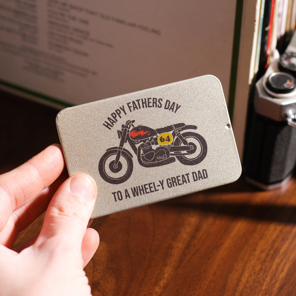 Personalised Motorbike Multi Tool Bottle Opener Credit Card Sized Gift For Him