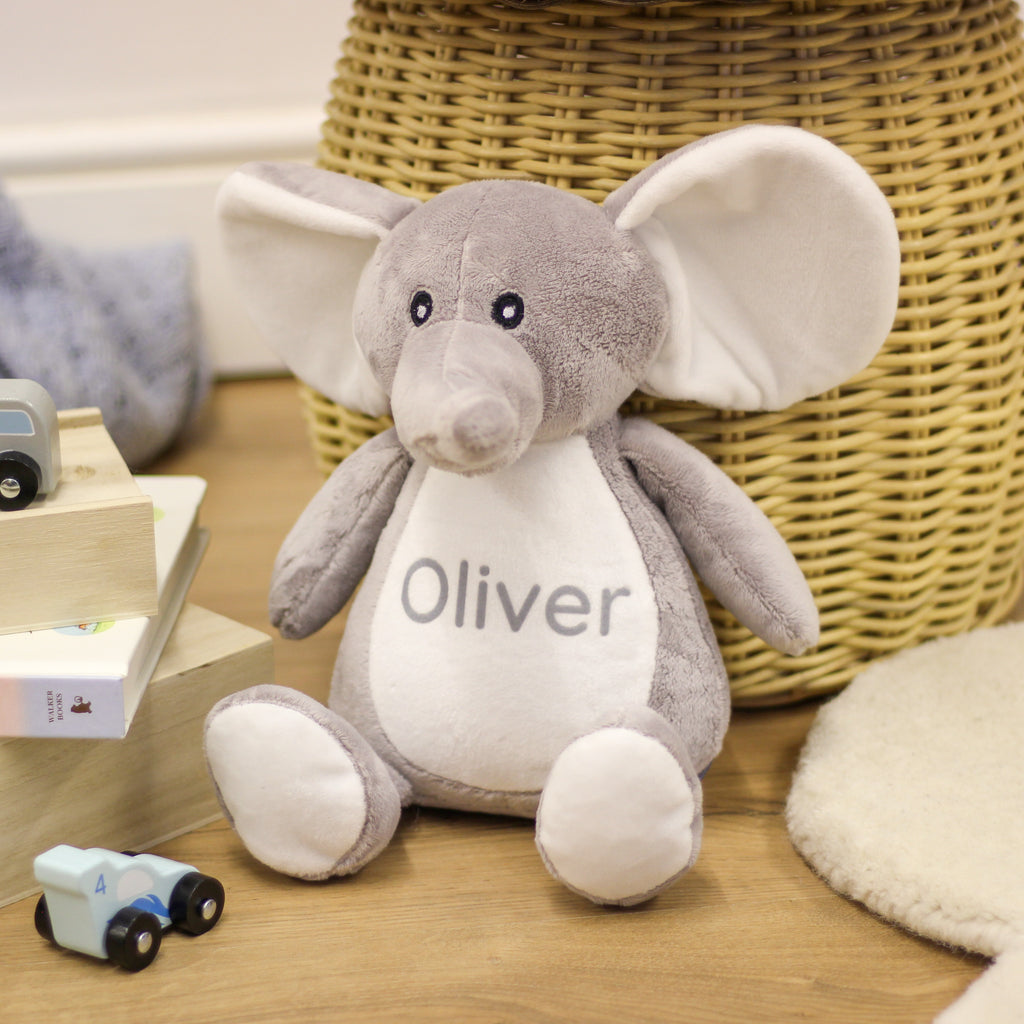 Personalised Elephant Teddy Bear Soft Toy
