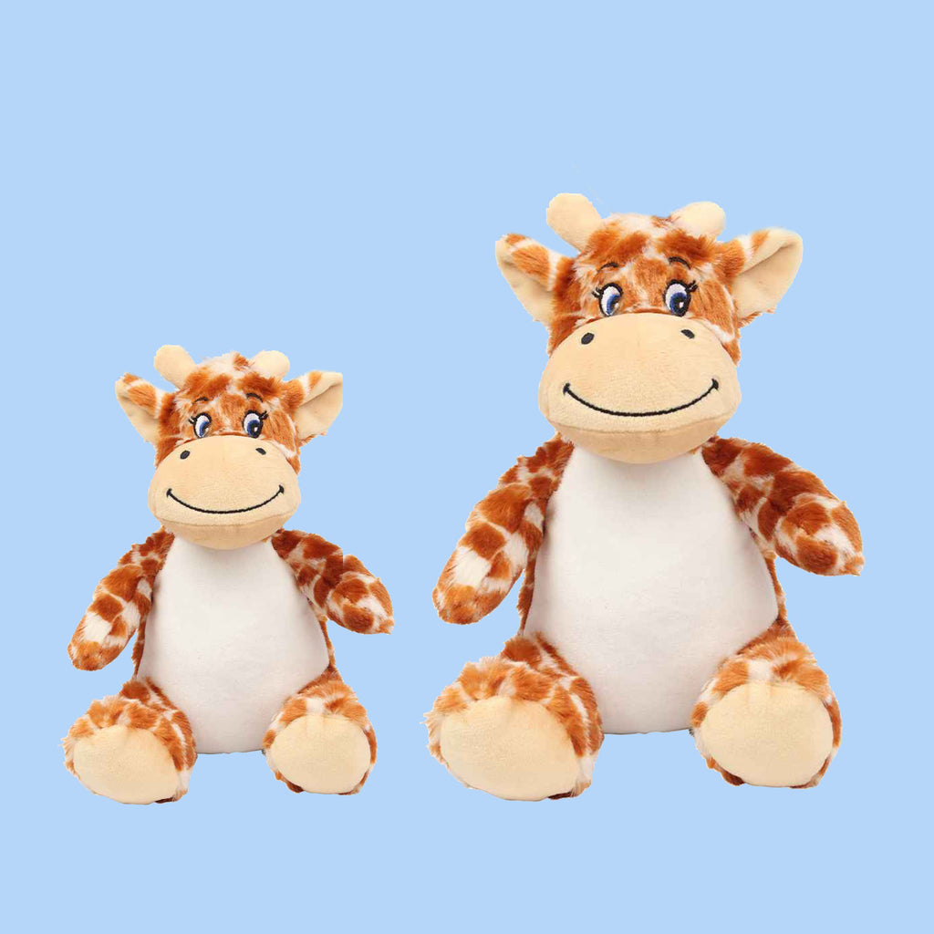 Personalised Giraffe Cuddly Soft Toy For Children