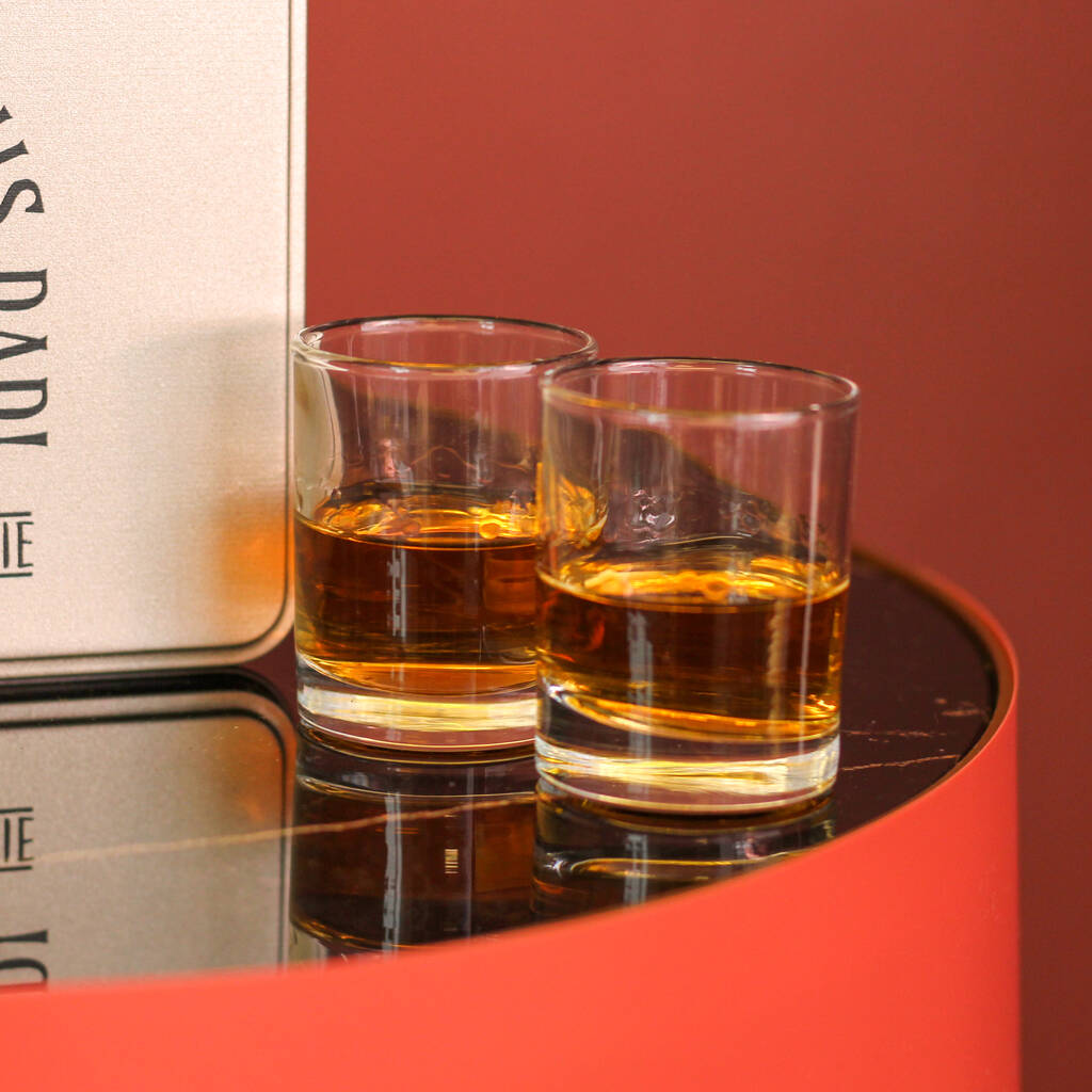 Personalised Whiskey Barrels Gift Set And Shot Glasses