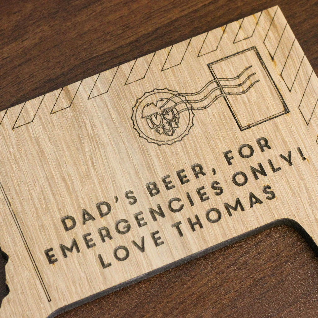 Personalised Pop Up Bottle Cap Collector Postcard