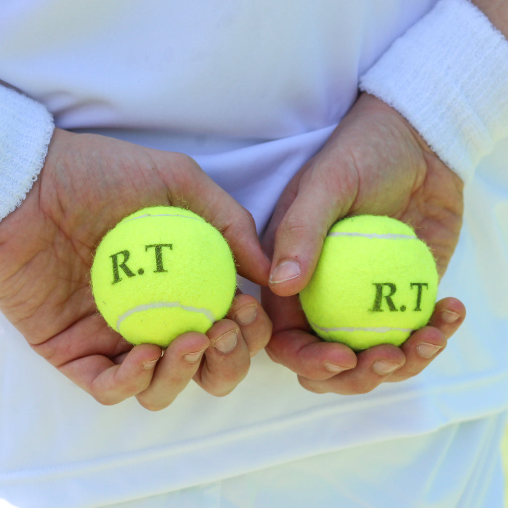 Personalised Tennis Hip Flask And Balls Tin Gift For Him