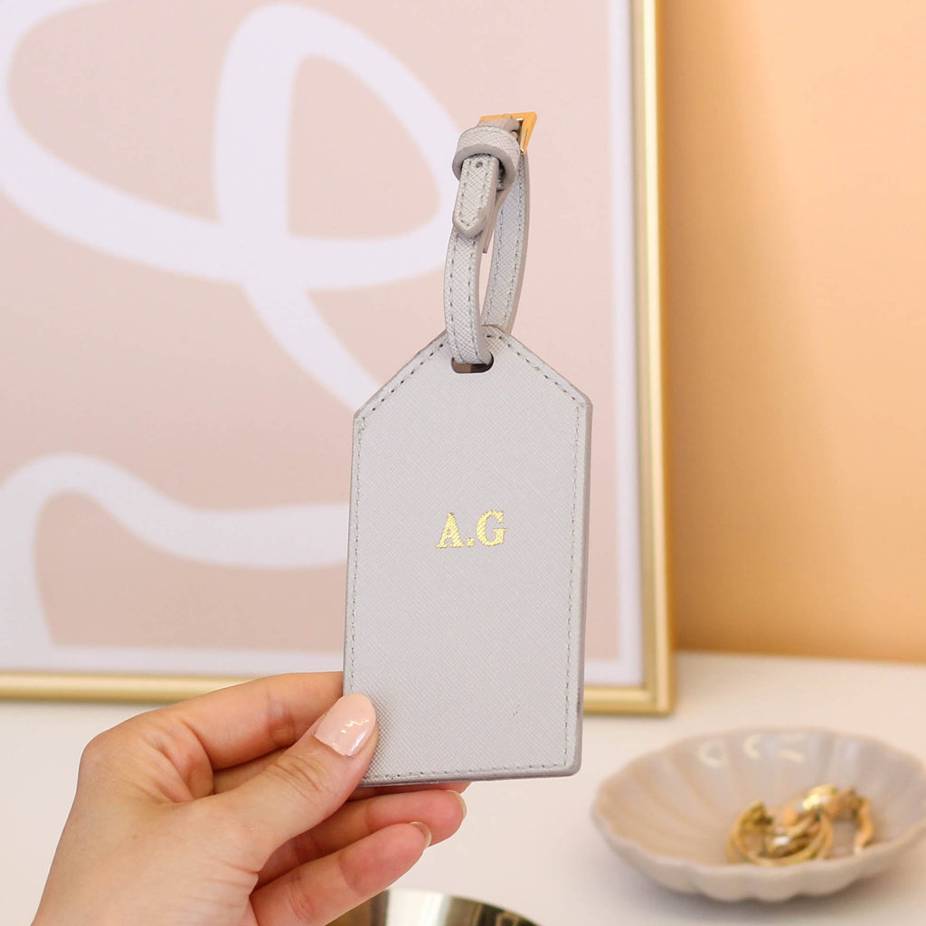 Personalised Foiled Luggage Tag And Passport Gift Set