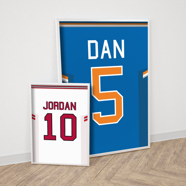 Personalised Basketball Shirt Print