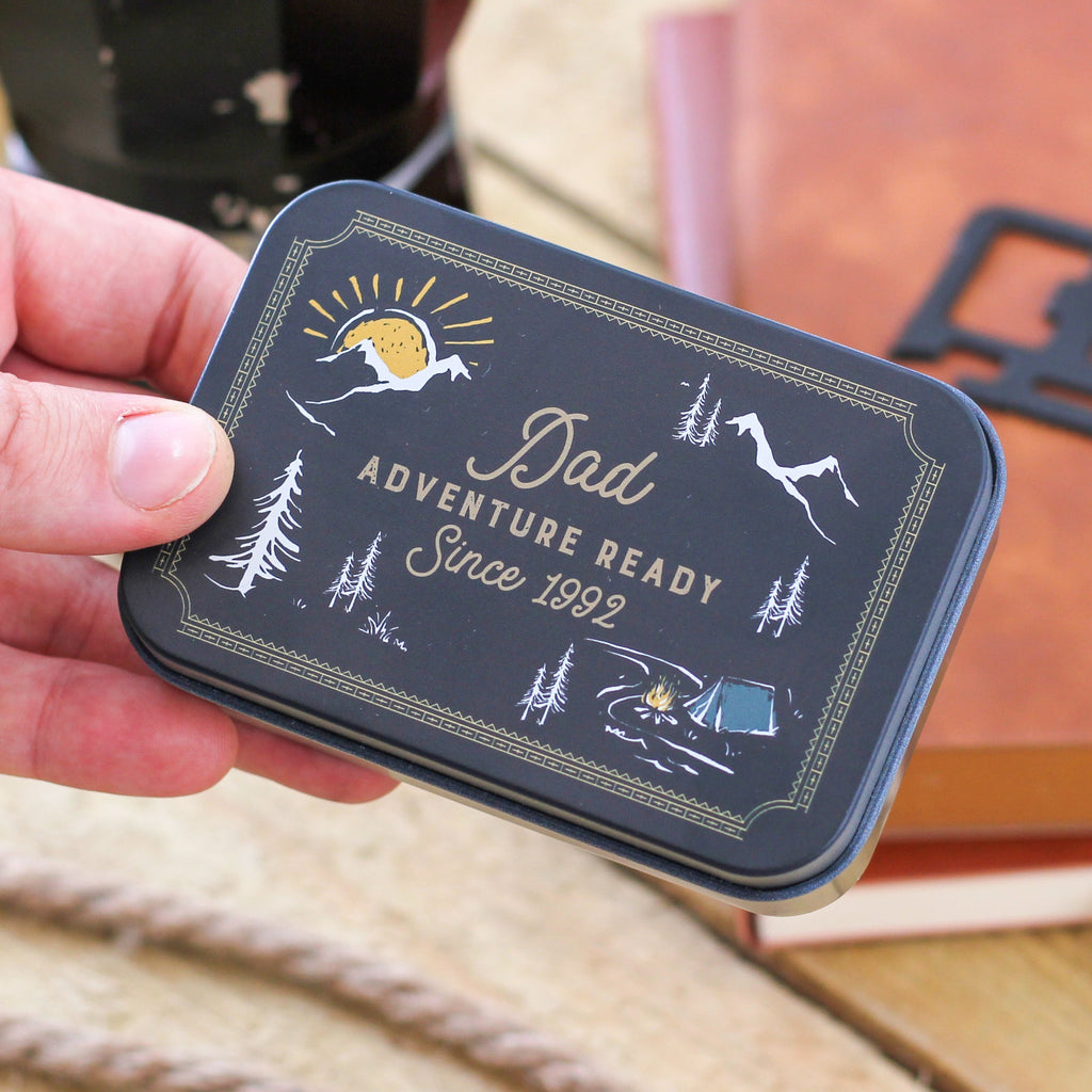 Camping Adventure Travel Tool And Tin Set