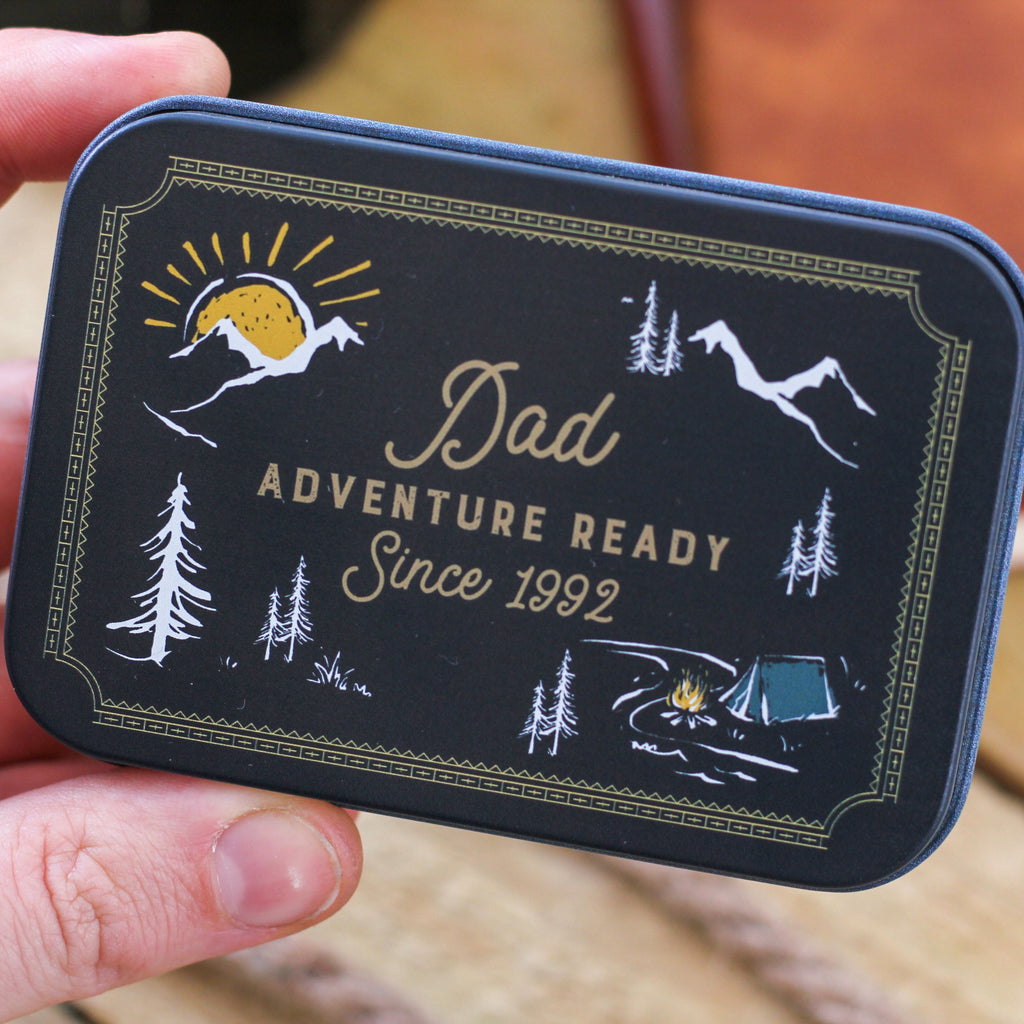 Camping Adventure Travel Tool And Tin Set