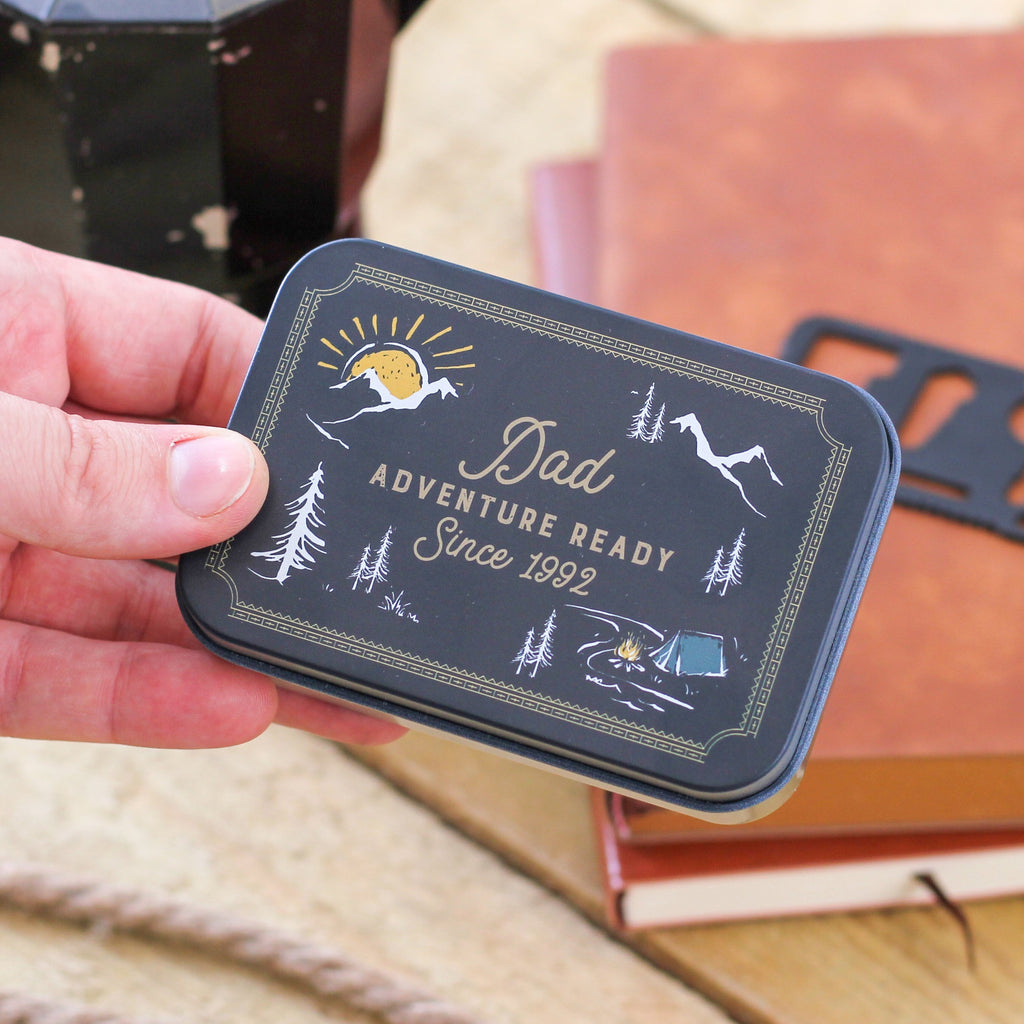Camping Adventure Travel Tool And Tin Set