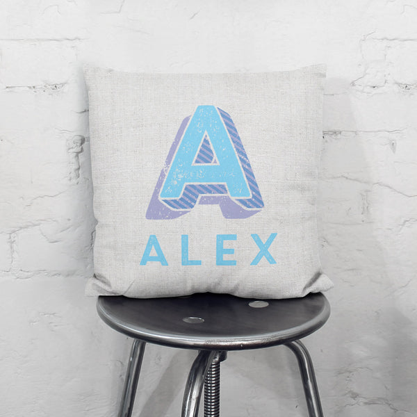 Personalised Carnival Letter Cushion