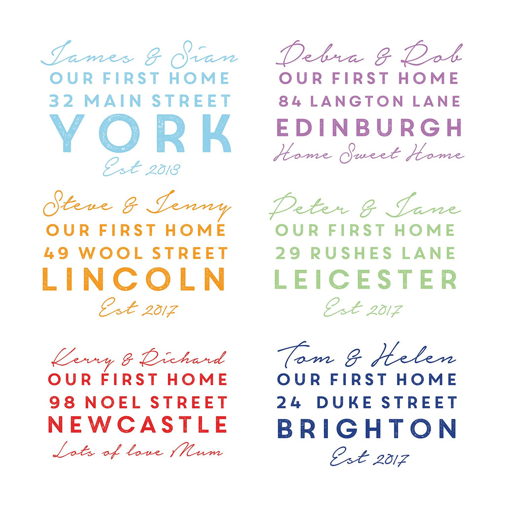 Personalised First Home Apron