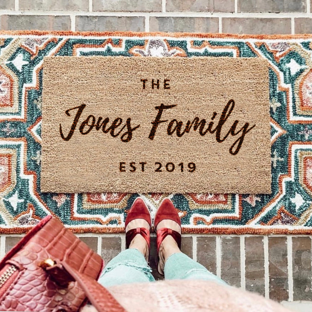 Personalised Family Doormat