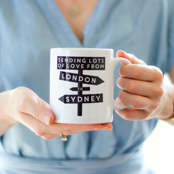 Sending Lots Of Love From Me To You Mug