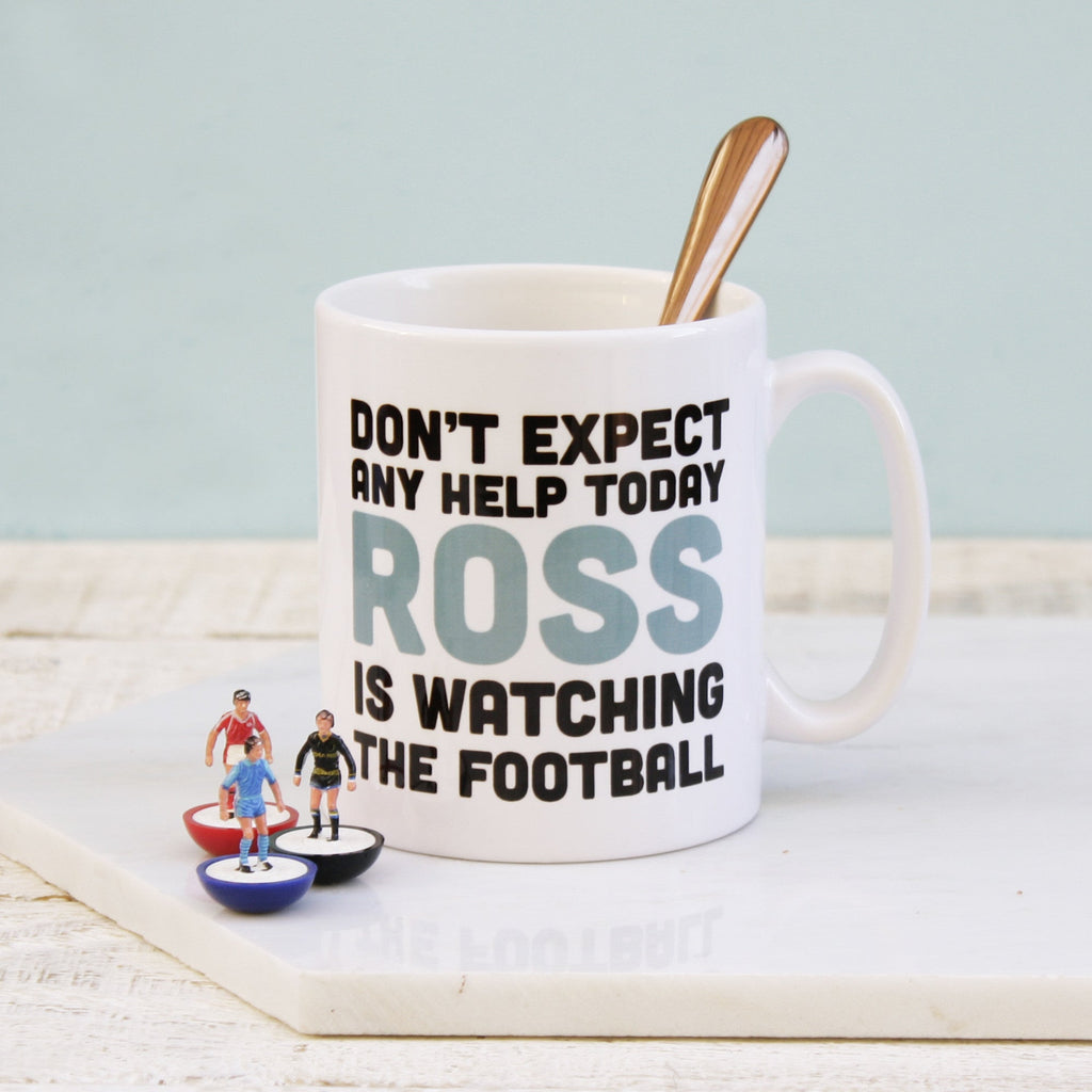 Personalised 'Don't Expect Any Help' Mug