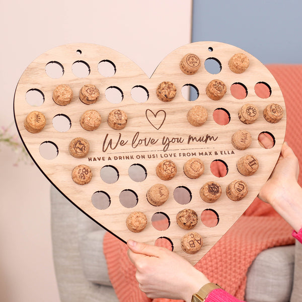 Mother's Day Heart Cork Art For The Home