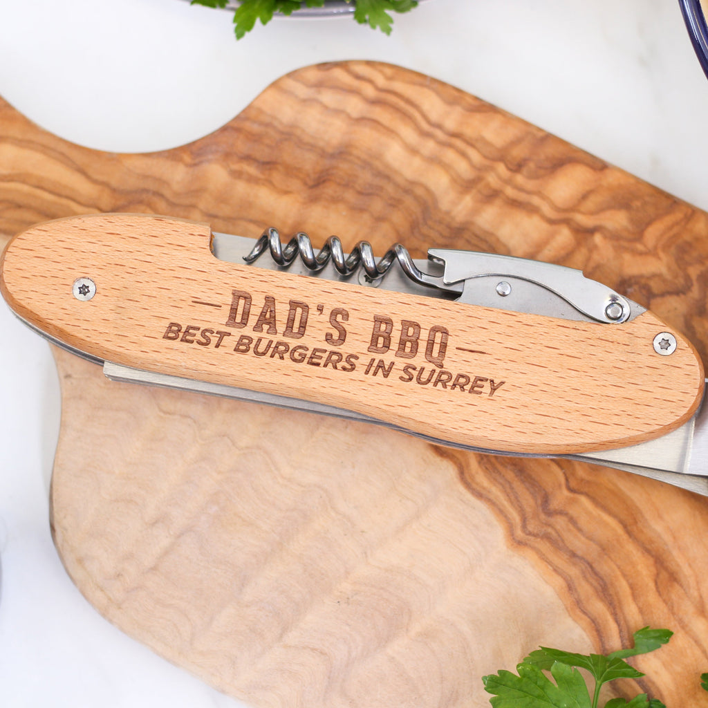 Personalised Dad's Best Barbecue Multi Tool Gadget