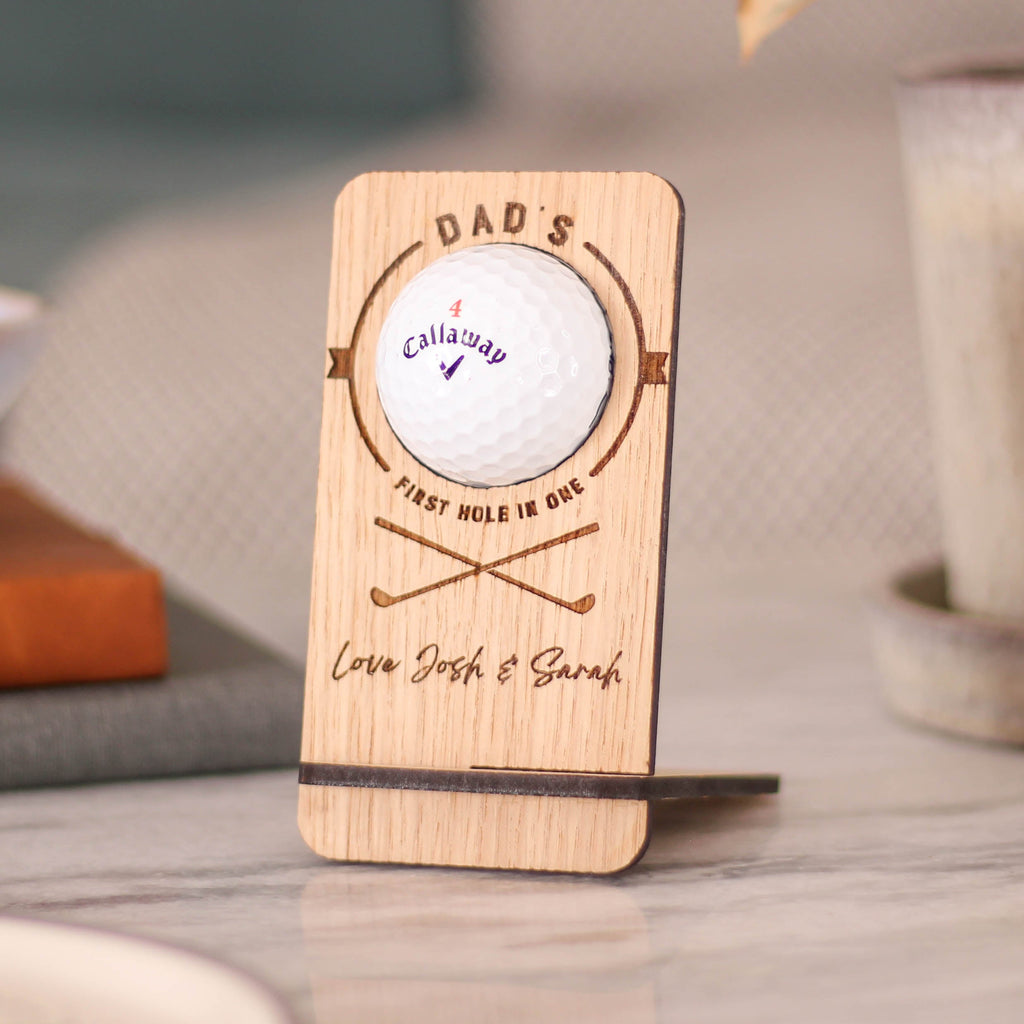 Personalised First Hole In One Golf Ball Collector
