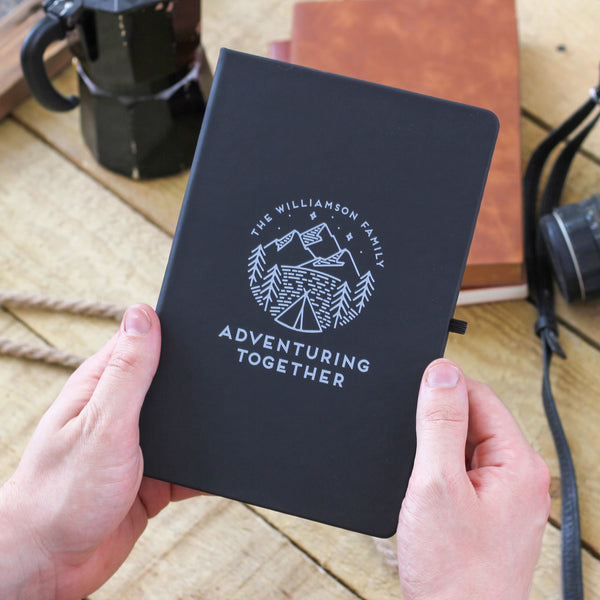 Personalised Mountain Adventure Journal Travel Memories