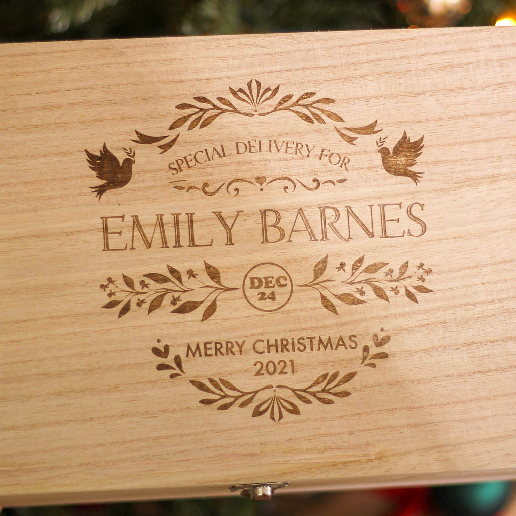 Personalised Special Delivery Christmas Keepsake Box