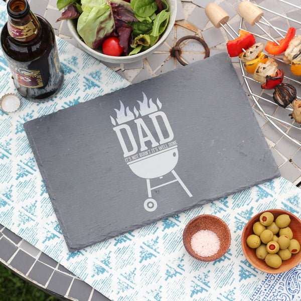 Personalised Burger Burner Slate Board