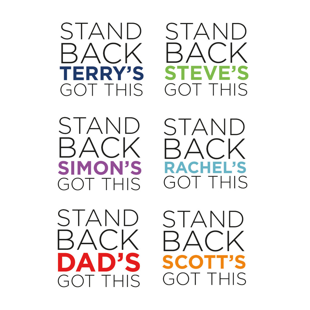 Personalised 'Stand Back I've Got This' Mug