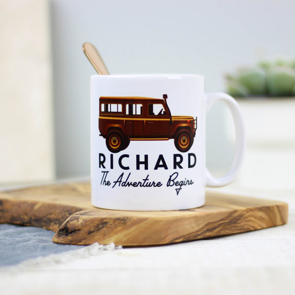 Personalised Truck Ceramic Mug Gift For The Home