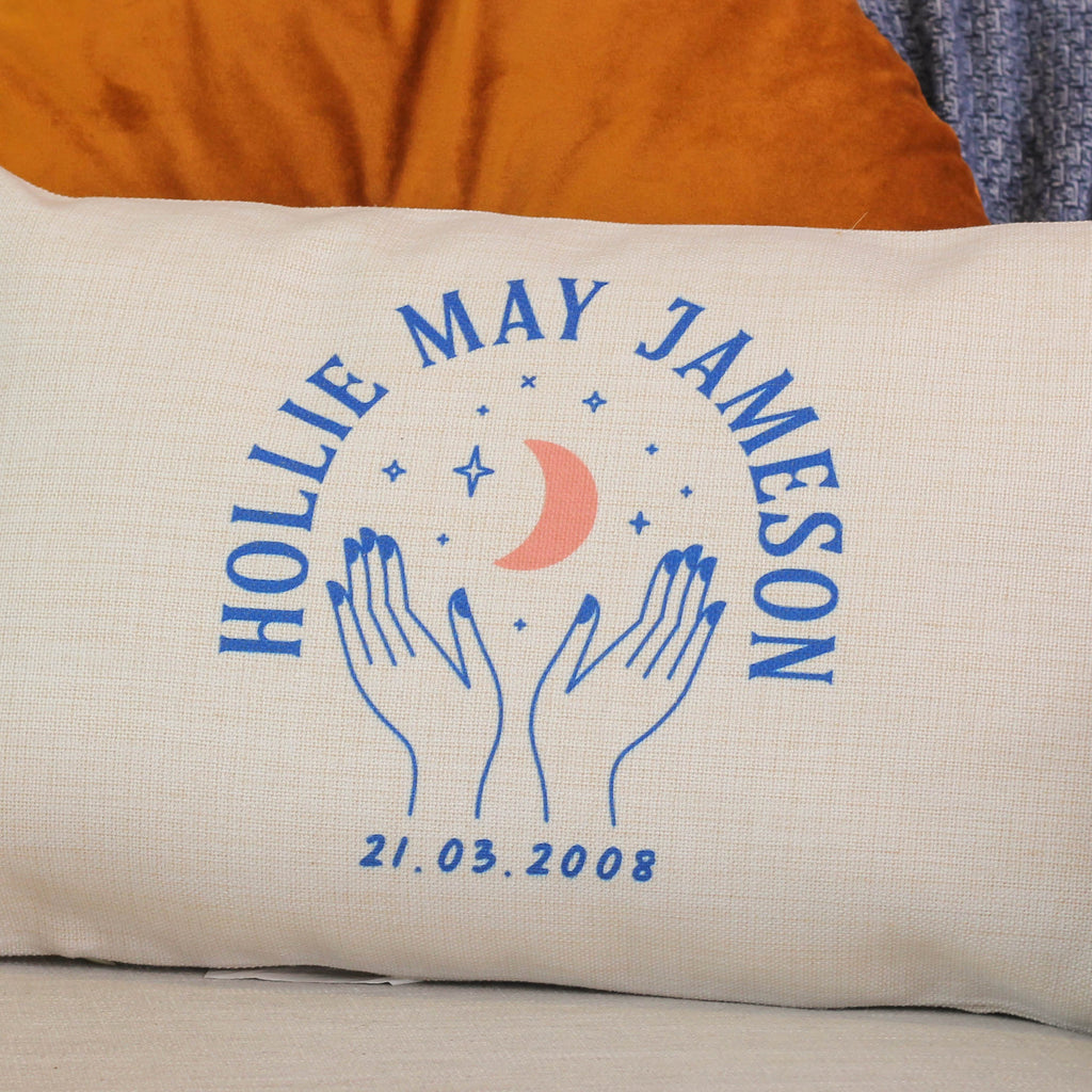 Personalised Hands Cushions Gift For Her New Home